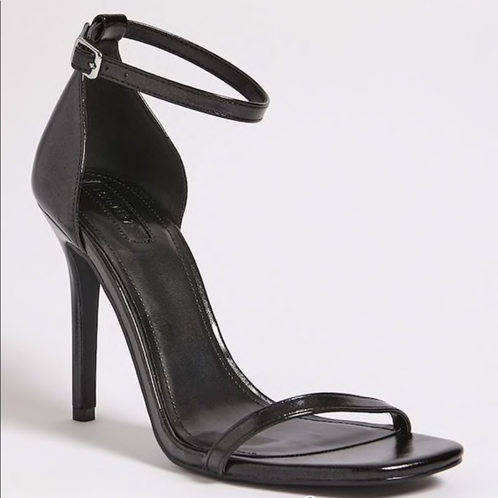 Faux Leather Stiletto Heels